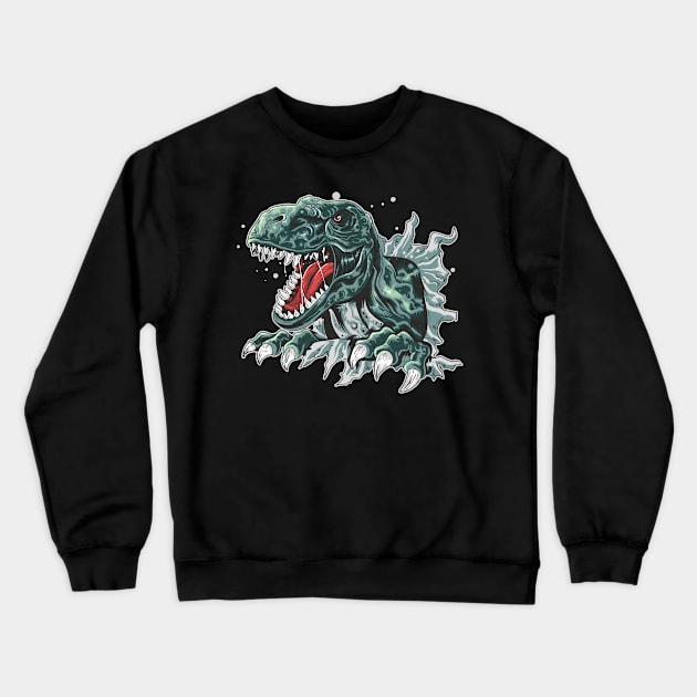 Tyrannosaur Crewneck Sweatshirt by katanya78